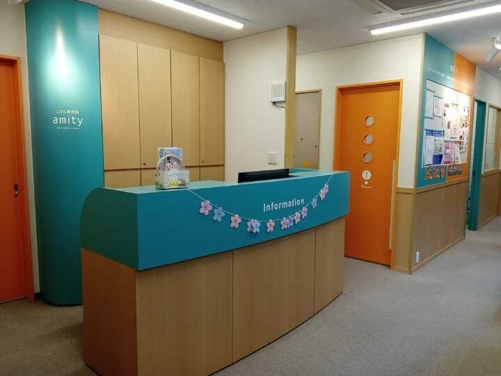 亀有校の受付・待合