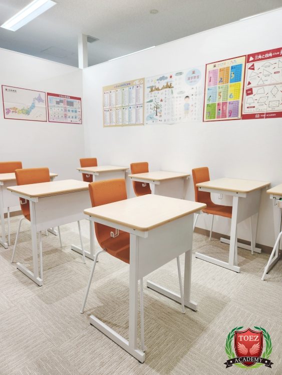 こどもでぱーと中野教室の教室内