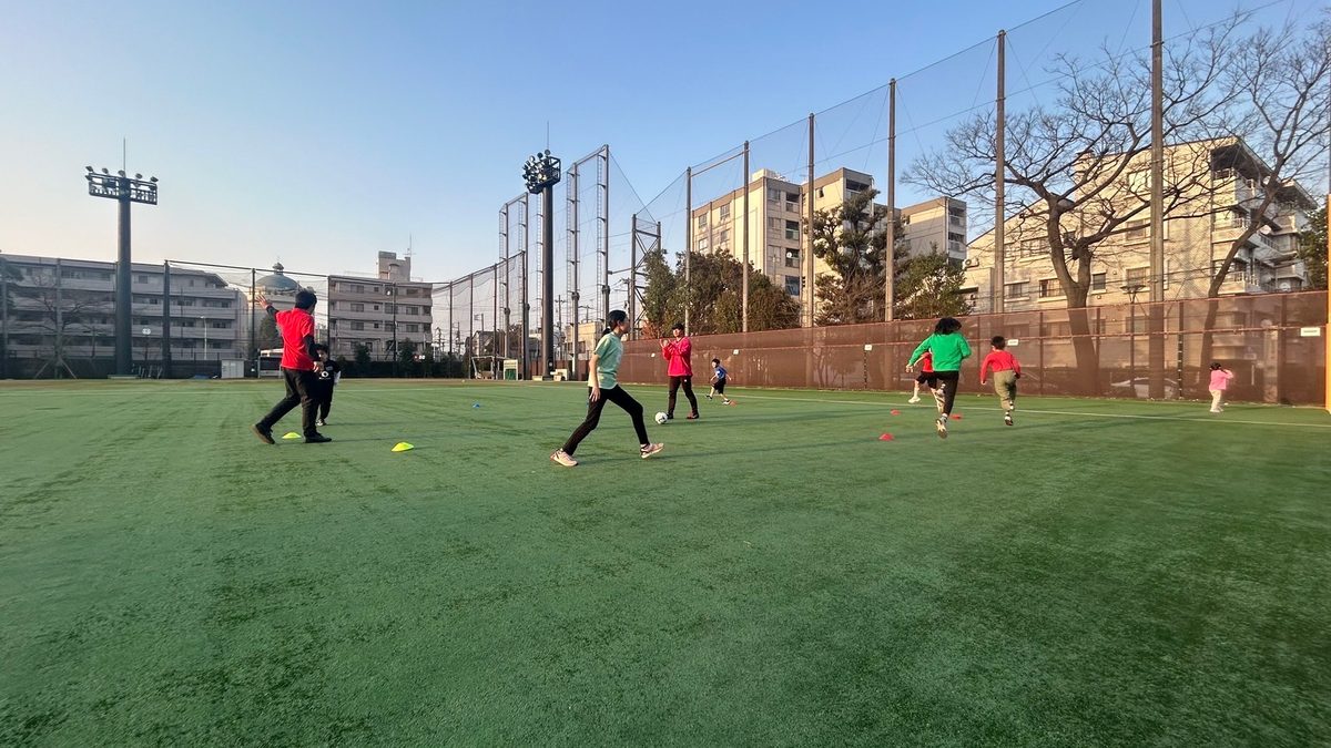中野哲学堂公園校のレッスンの様子