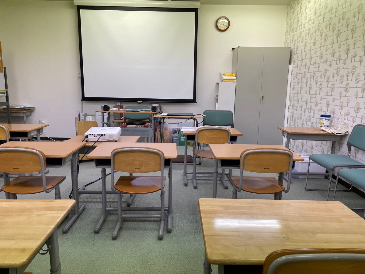 伊丹教室の教室内