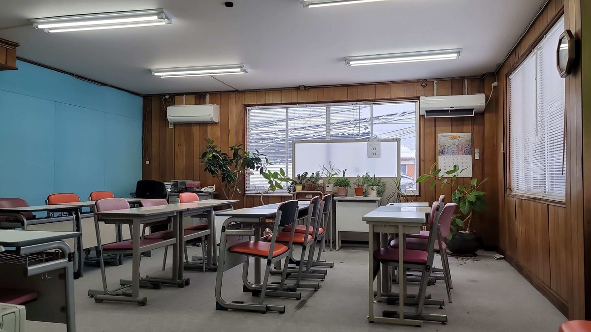 鳥取城北教室の教室の様子
