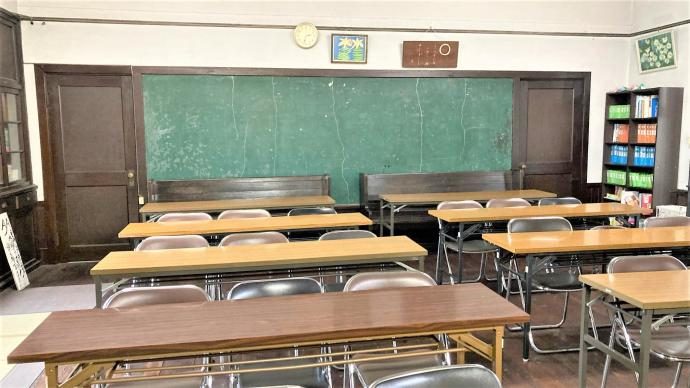 堅田小学校前教室の教室の様子