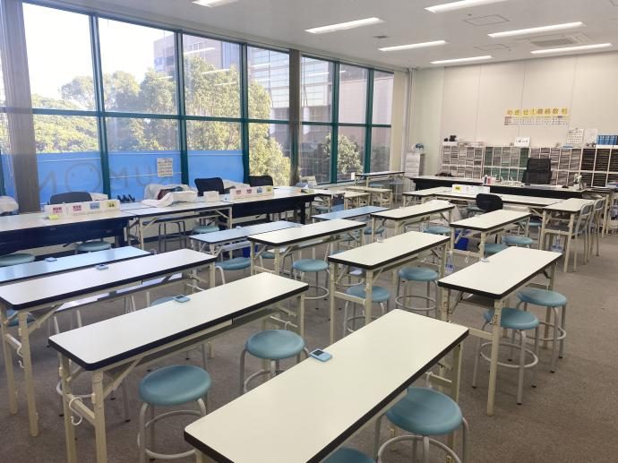 公津の杜駅教室の教室の様子