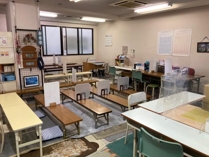 緑井西教室の教室の様子