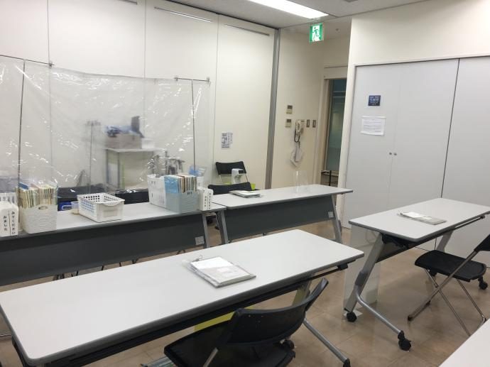 美原文化会館教室の教室の様子