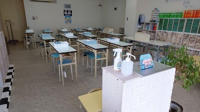 八幡小学校前教室の教室の様子