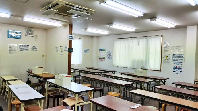 岩倉駅前教室の教室の様子