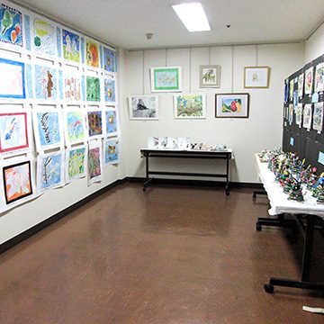 京都宇治校の教室(作品の展示)