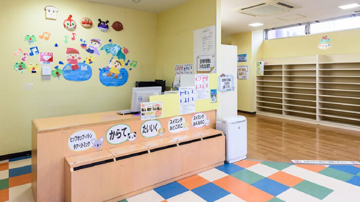 千種のキッズスクールの受付