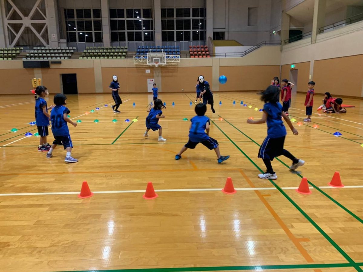大川市民体育館ラボのレッスンの様子