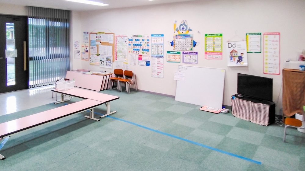 泉市名坂教室のレッスンルーム