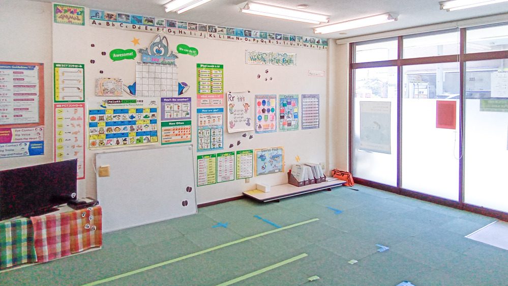 余戸教室のレッスンルーム