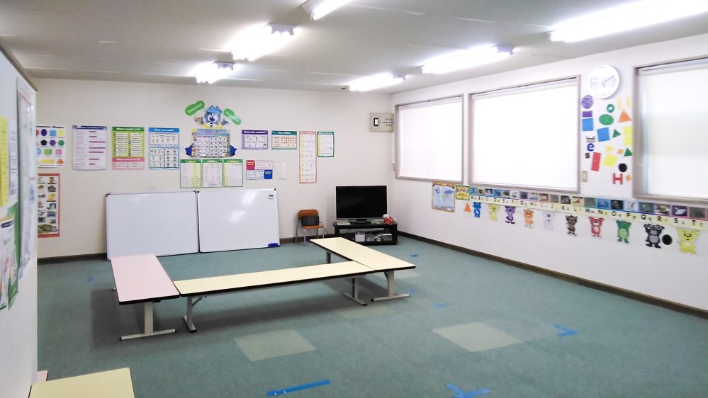 柏崎中央教室のレッスンルーム