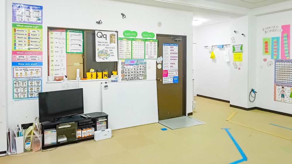 うるま教室のレッスンルーム