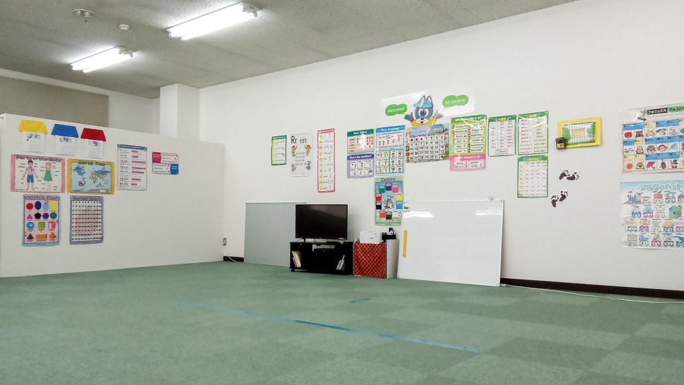 新津教室のレッスンルーム