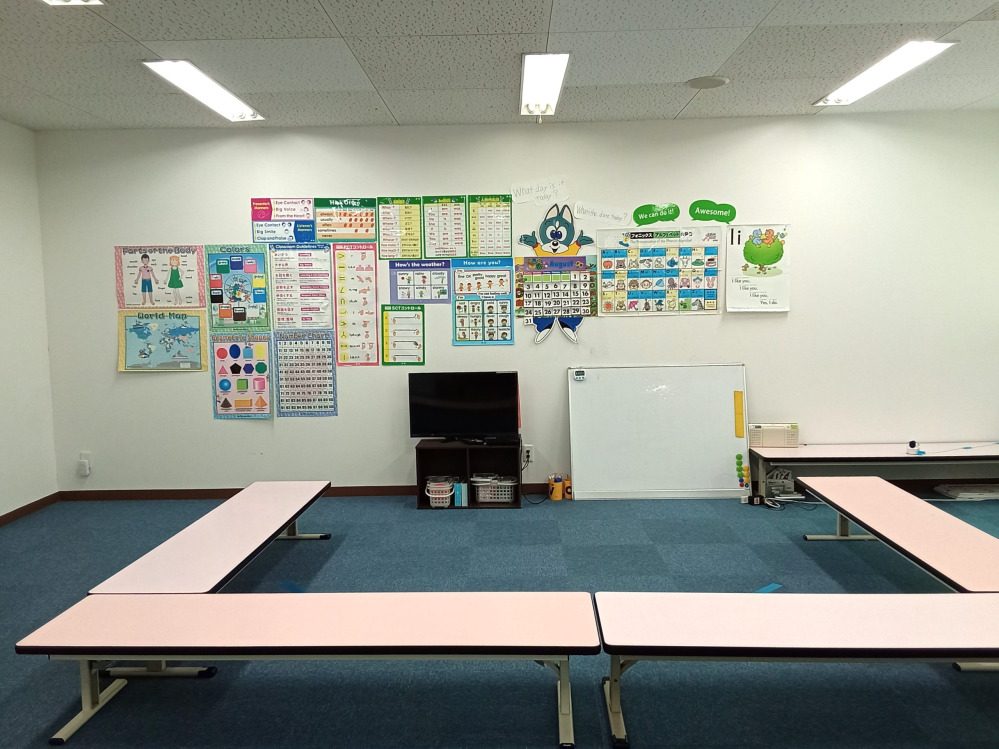 上益城教室のレッスンルーム