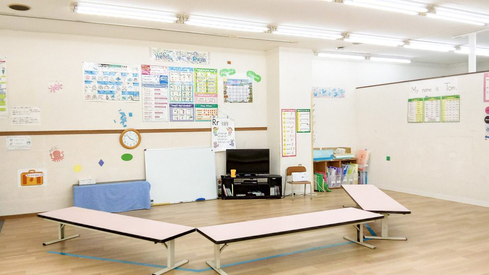 八日市場教室のレッスンルーム