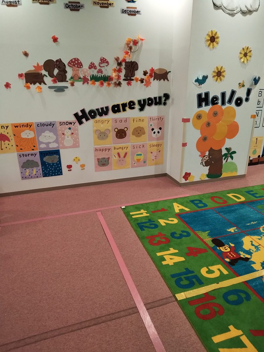 ミッテン府中教室の教室の室内