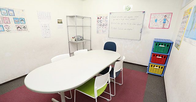 ふじみ野校の教室の室内