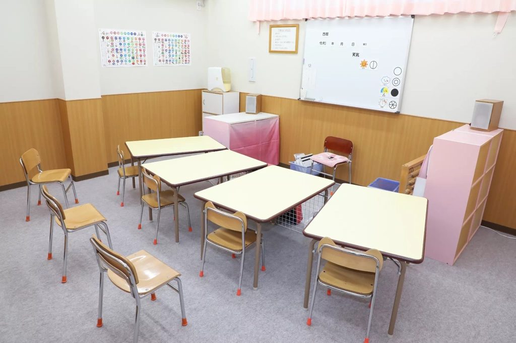 豊田美山教室の教室内