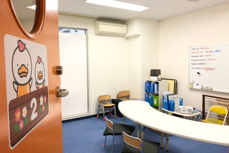 川崎駅前教室の教室内