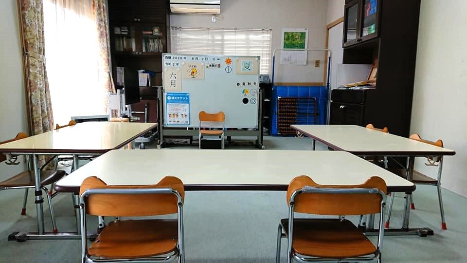 半田教室の教室内